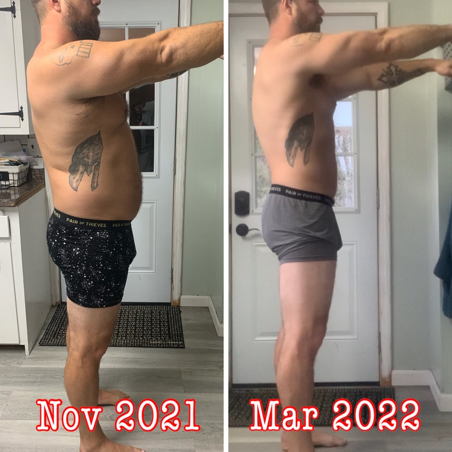 Brad's fitness transformation